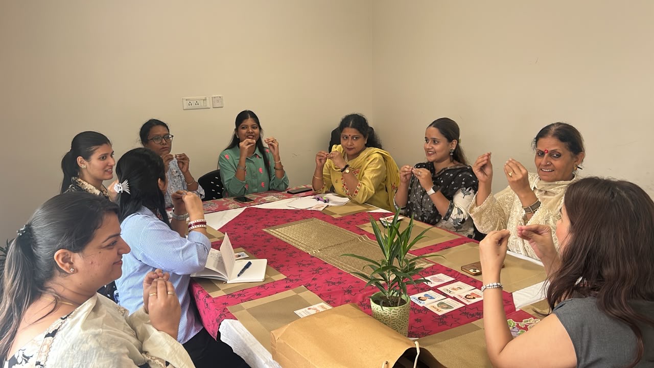 Educators participating in a hands-on learning workshop