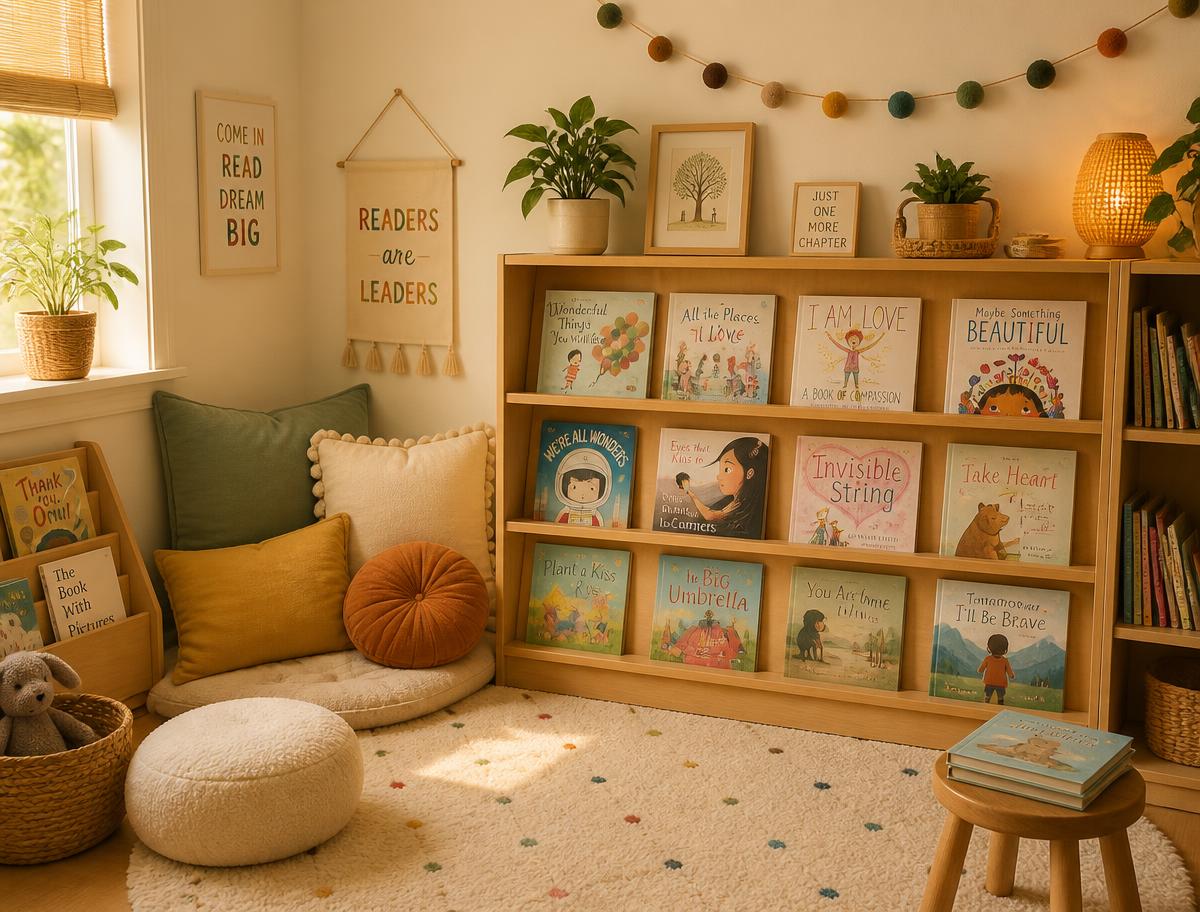 A reading corner